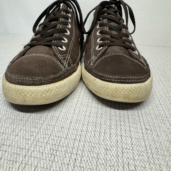 CONVERSE‎ Unisex Low Shoes 132479C Brown Suede Leather WAXED M 11/W 13 EUC RARE - Picture 4 of 7
